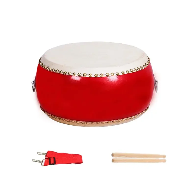 Musical Instrument Harmonium - Koeienhuid Snare Drum Prestatietrommel met drumstokken