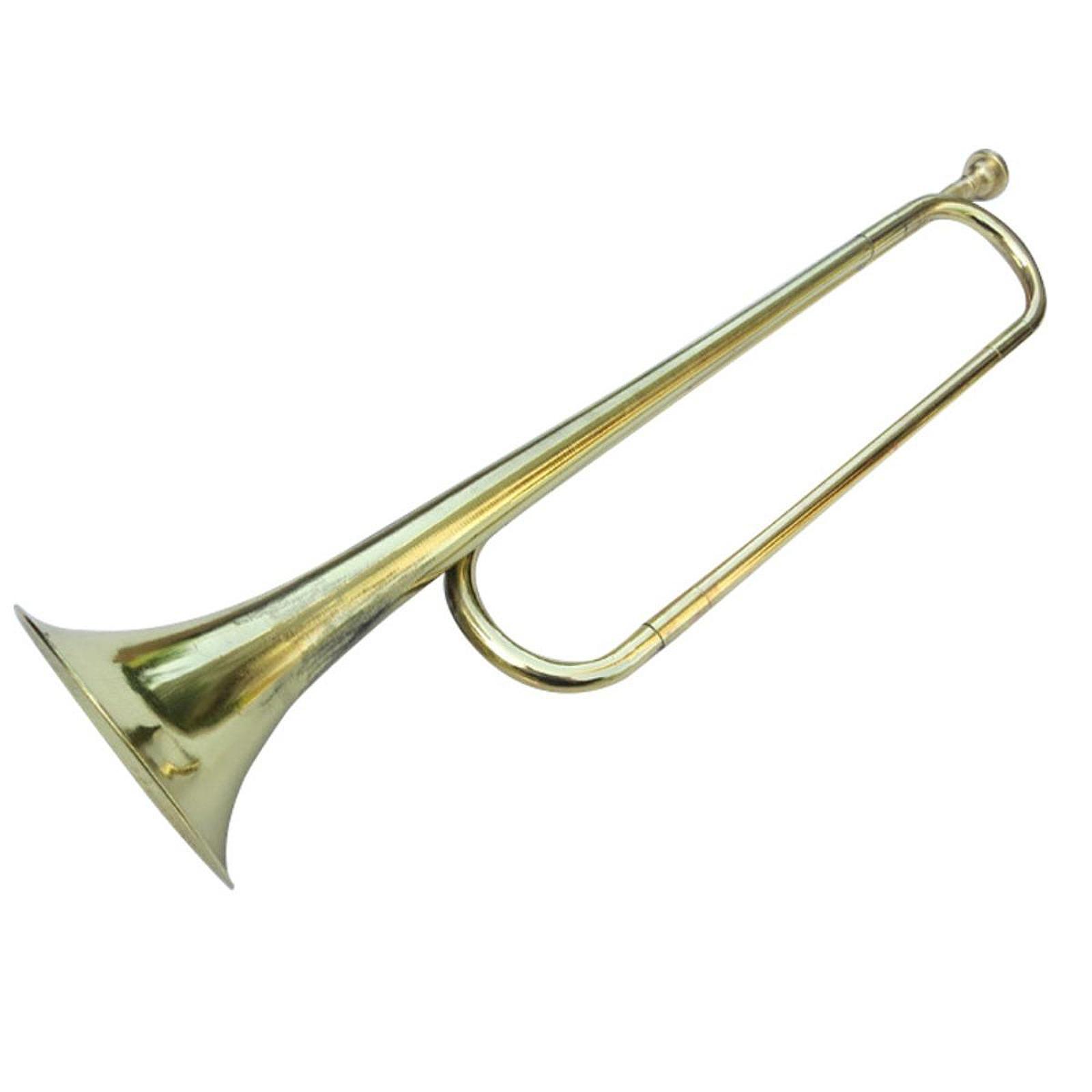 Musical Instrument Bugle - Elegante C-vormige polijst messing muziekinstrument standaard
