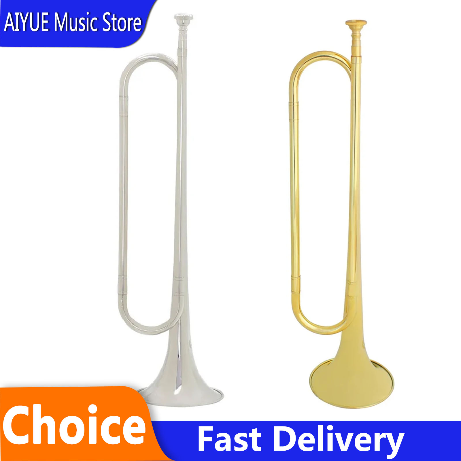 Musical Instrument Bugle - SLADE Retro Bb Flat Bugle Trompet