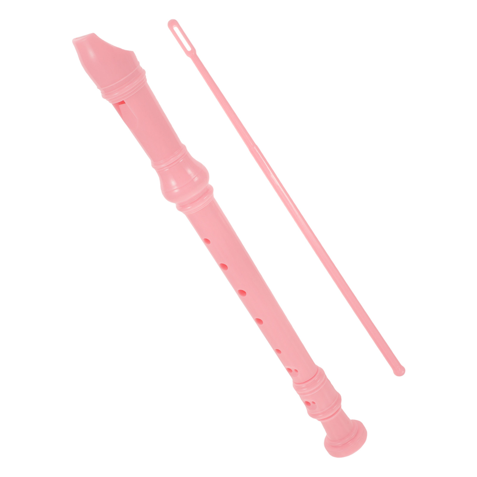 Soprano Recorder Plastic - 1 set sopraanblokfluit, 8 gaten, gladde