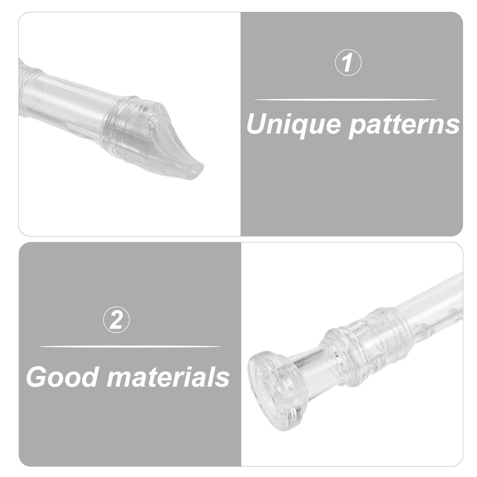 1Set 8-gaats transparante sopr - Soprano Recorder Plastic recensie en prijs