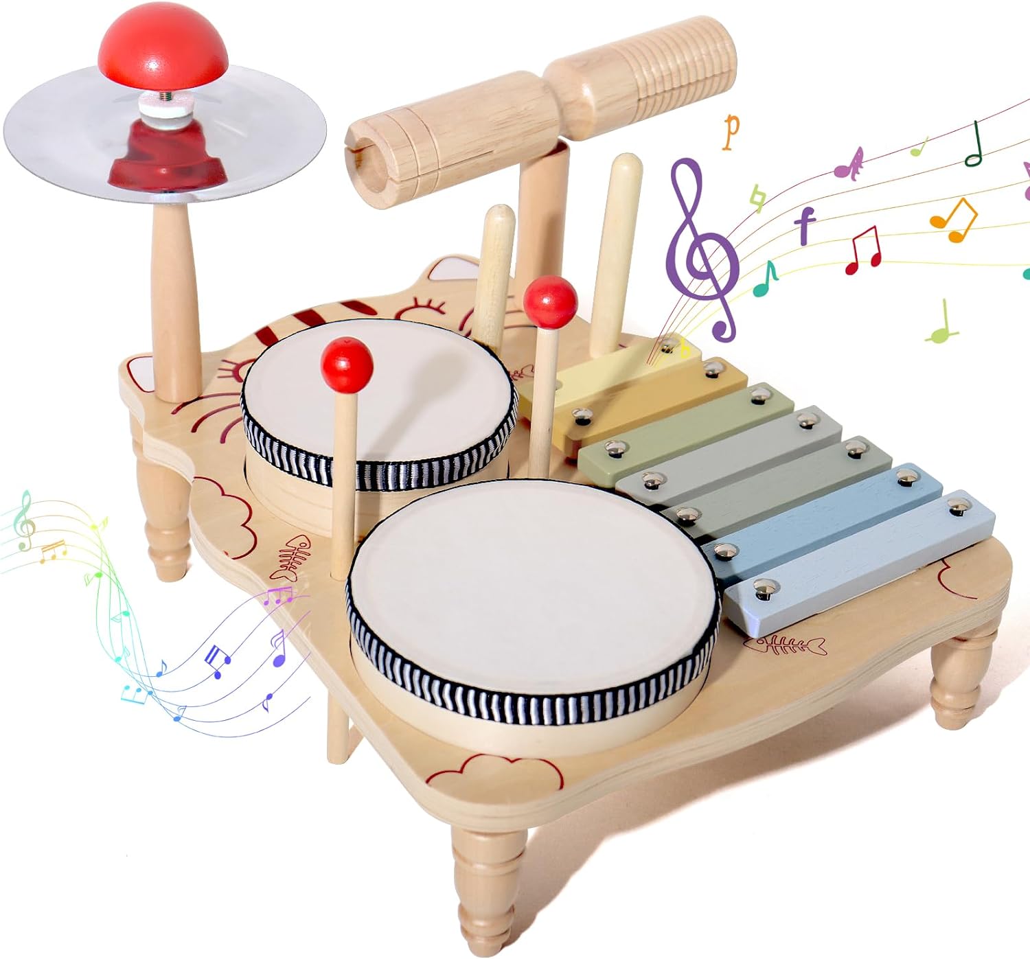 Houten Xylofoon Drumstel Voor  - Musical Instrument Harmonium recensie en prijs