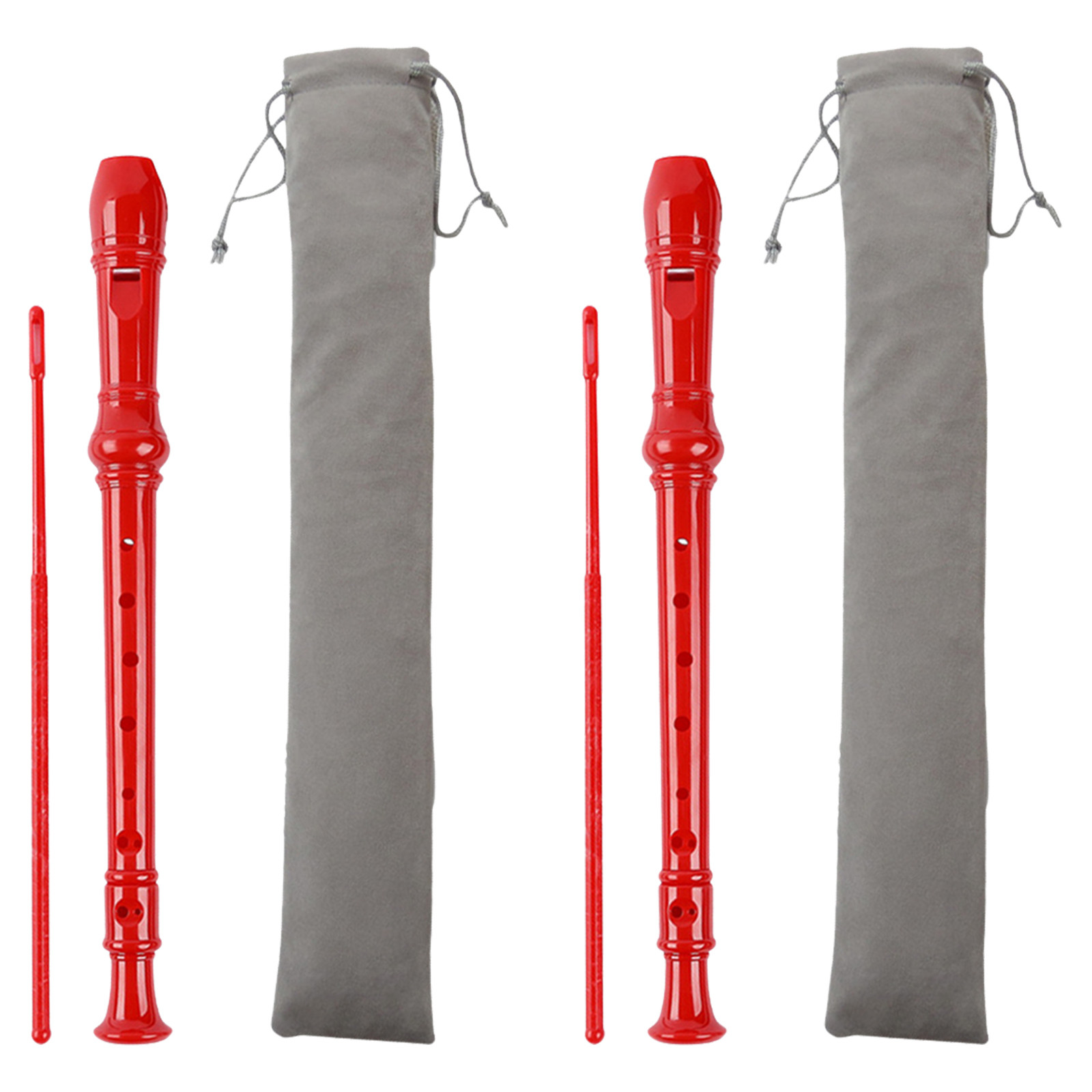 2 sets studentenblokfluit, 8-g - Soprano Recorder Plastic recensie en prijs