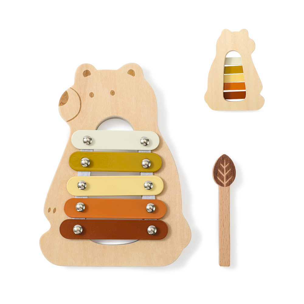 Houten beer-xylofoon speelgoed - Musical Instrument Harmonium recensie en prijs