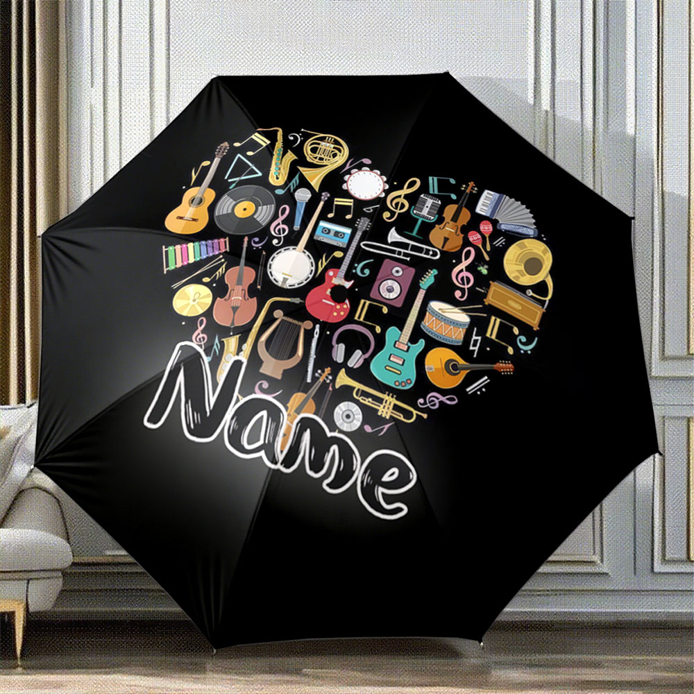 Paraplu met gepersonaliseerde  - Musical Instrument And Names recensie en prijs