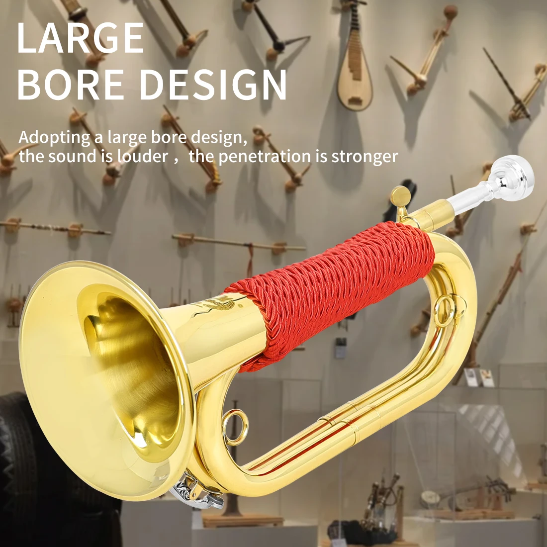 M MBAT Bugle Spaans Flugelhorn - Musical Instrument Bugle recensie en prijs